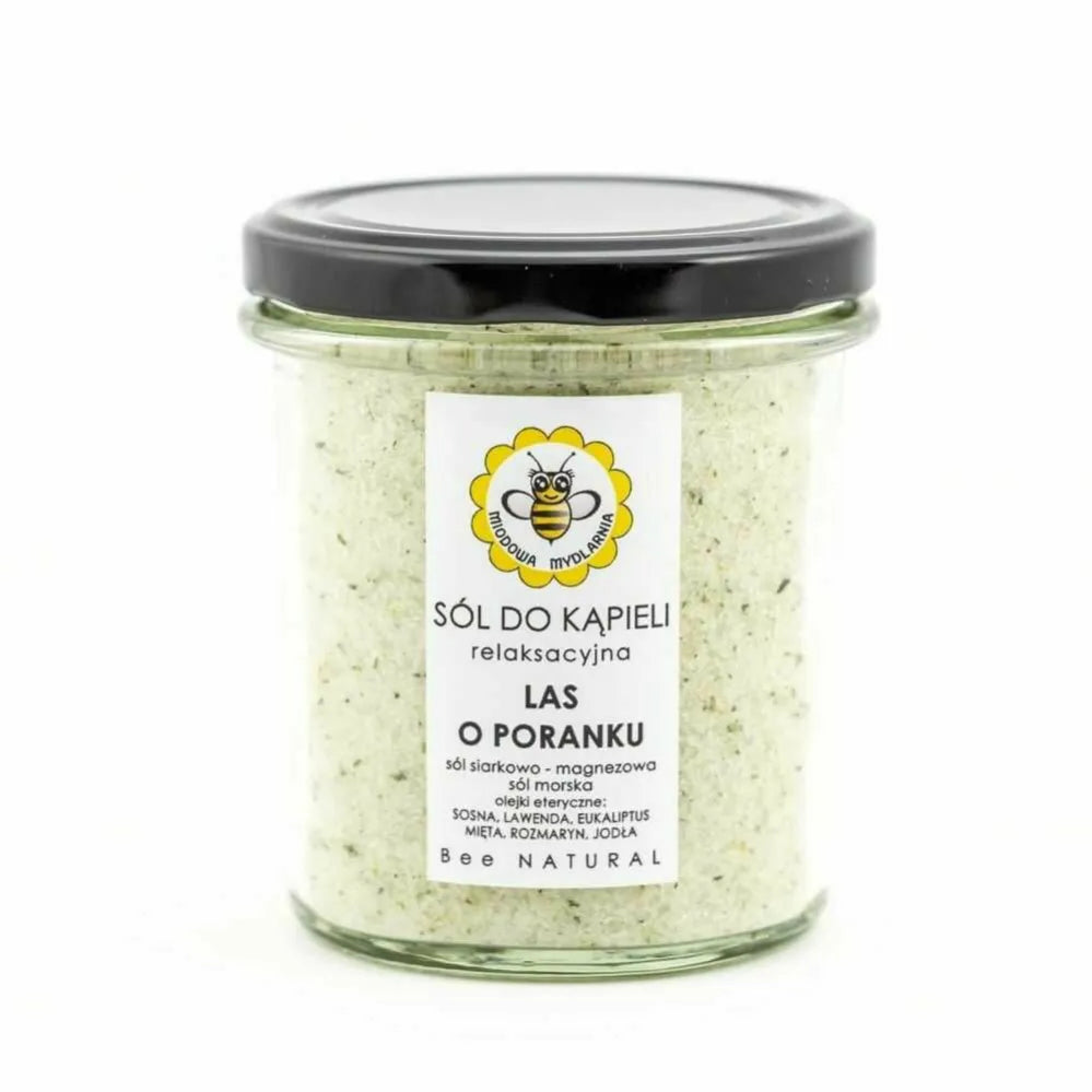 Sól do Kąpieli Relaksująca LAS O PORANKU 350 g - Miodowa Mydlarnia